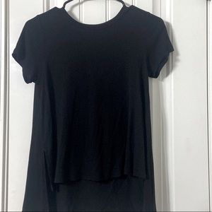 Girls flowy black shirt